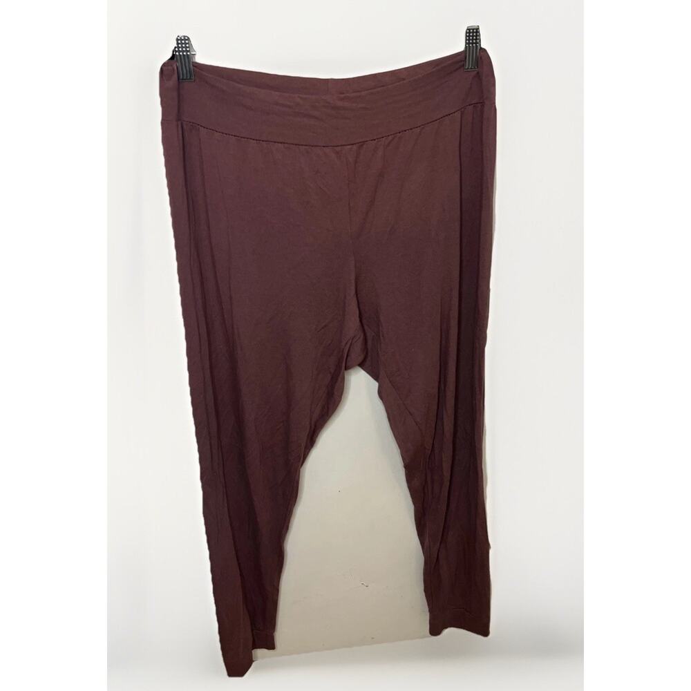 Johnny Was Calme Plum Bamboo Organic Cotton Lounge Jogger Pants Medium 060618-7